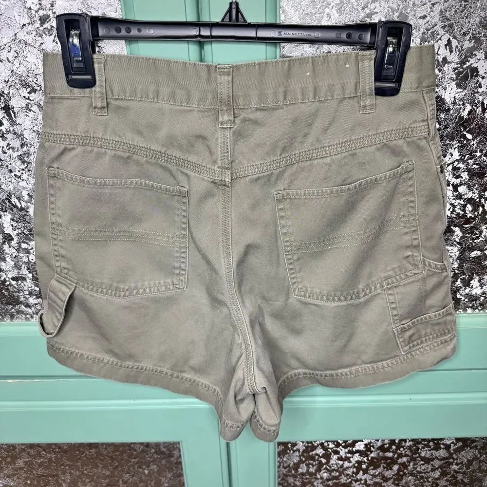 Vintage Northcrest Women’s Green Khaki Cargo Shorts Size 6